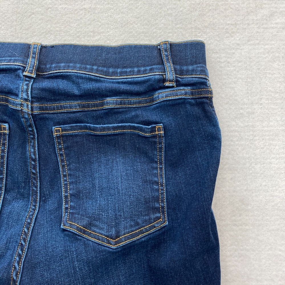 Spanx Jeans Women's 30x28 Pull On Skinny Ankle Dark Wash Blue Stretch Denim - Picture 11 of 12